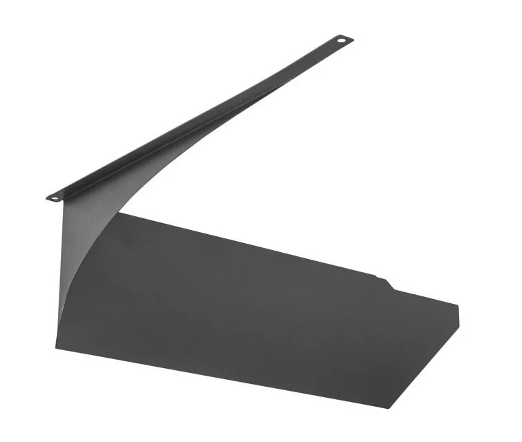 Glare shield | Bronze | Left side mounted | Used on Series 2 area lights | Large housing - view 2