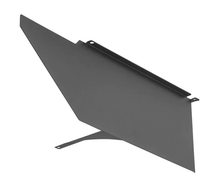 Glare shield | Bronze | Left side mounted | Used on Series 2 area lights | Medium housing - view 3