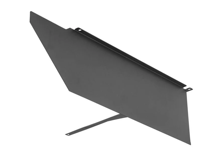 Glare shield | Bronze | Left side mounted | Used on Series 2 area lights | Large housing - view 3