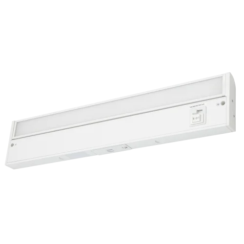 GlobaLux AUC Series, 12" Angle & CCT Adjustable Linkable Undercabinet, 5W, 120V Dimming, Selectable ...