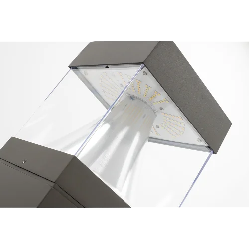 GlobaLux BLS Square LED Bollard, 14W|19W|24W, 120-277V, 3000K|4000K|5000K, 80CRI, Bronze - view 3