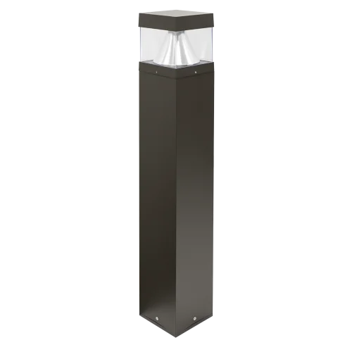 GlobaLux BLS Square LED Bollard, 14W|19W|24W, 120-277V, 3000K|4000K|5000K, 80CRI, Bronze - view 4