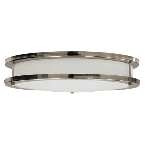 GlobaLux DCR LED Ringed Decorative Ceiling Mount, 14" Diameter, 26W, 120V Triac Dimming, Selectable ...