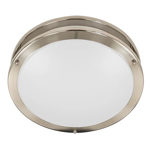 GlobaLux DCR LED Ringed Decorative Ceiling Mount, 12" Diameter, 17W, 1190lm, 120V, CCT Selectable 27...