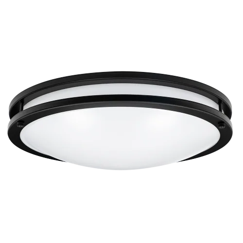 GlobaLux DCR LED Ringed Decorative Ceiling Mount, 14" Diameter, 26W, 120V Triac Dimming, Selectable 2700K|3000K|3500K...