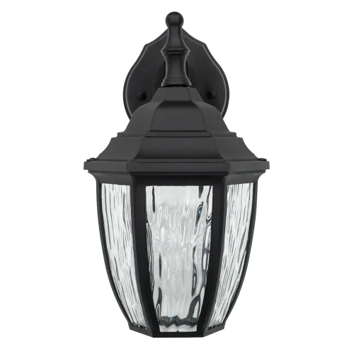GlobaLux DOA Series Decorative Outdoor Coach Lantern, 9W, 120V, Selectable 3000K|4000K|5000K, Black Finish - view 2