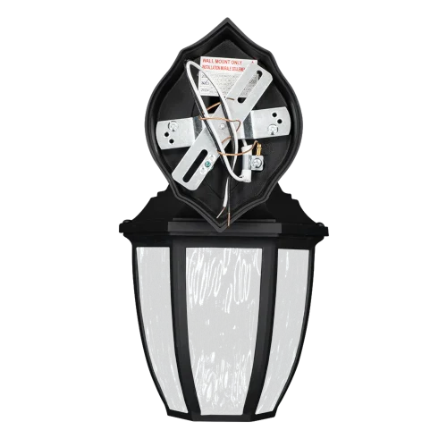 GlobaLux DOA Series Decorative Outdoor Coach Lantern, 9W, 120V, Selectable 3000K|4000K|5000K, Black Finish - view 4