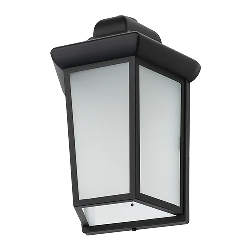 GlobaLux DOW Decorative Outdoor Pocket Lantern, 12W, 120V, CCT Selectable 3000K|3500K|4000K, Black