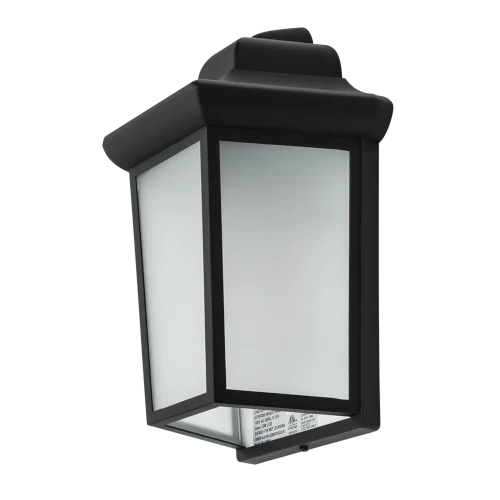 GlobaLux DOW Decorative Outdoor Pocket Lantern, 12W, 120V, CCT Selectable 3000K|3500K|4000K, Black - view 4