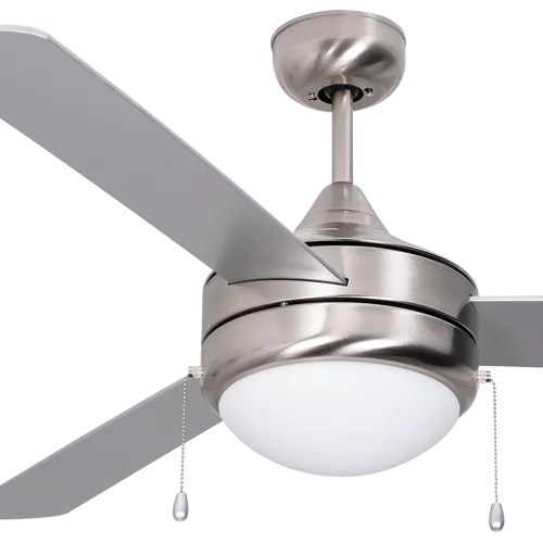 GlobaLux ESKY Energy Star SkyLux Dual Mount Ceiling Fan, 52", 5 Blades, 2x9W Medium Base Sockets, 120V, 3000K, 90CRI,...
