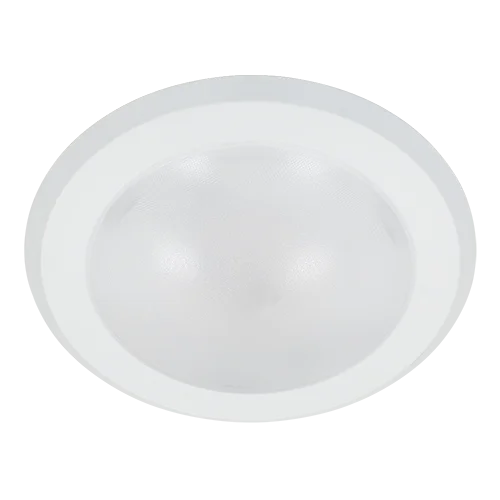 GlobaLux LDL2S LED Disk Light, 6", 15W, 120V Dimming, 3000K, 90+ CRI, White, Bulk Pack, Emergency Test Button