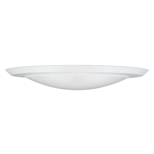 GlobaLux LDL2S LED Disk Light, 6", 15W, 120V Dimming, 3000K, 90+ CRI, White, Bulk Pack, Emergency Test Button - view 2