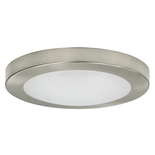 GlobaLux MDL Series LED Disk Light, 8" Diameter, 12W, 120V Triac Dimming, 3000K, 80CRI, Brushed Nickel - view 2