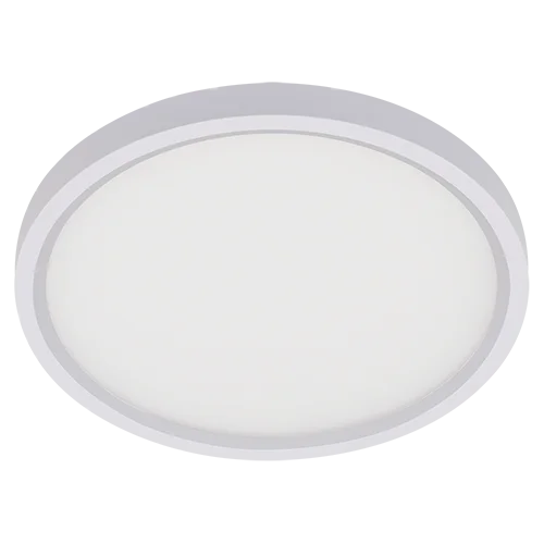GlobaLux RDL Series LED Round Low Profile Flush Disk Light, 15" Diameter, 30W, 2100lm, 120V Dimming, CCT Selectable 2...