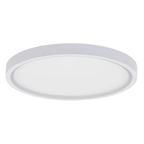 GlobaLux RDL LED Round Low Profile Flush, 5", 12W, 120V, 2700K|3000K|3500K|4000K|5000K, 90 CRI, White - view 2