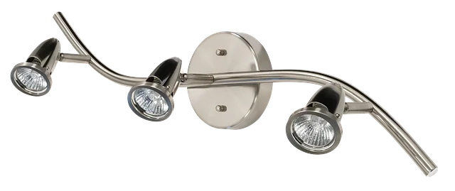GlobaLux TRK Series Track Light Fixture, 3-Light, 19.5W LED, 120V, 3000K, 80+ CRI, Brushed Nickel - view 3