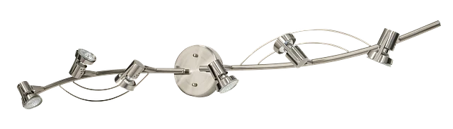 GlobaLux TRK2 Series, 6-Light Track Fixture, GU10, 120V Dimmable, 3000K, 80CRI, Brushed Nickel - view 4