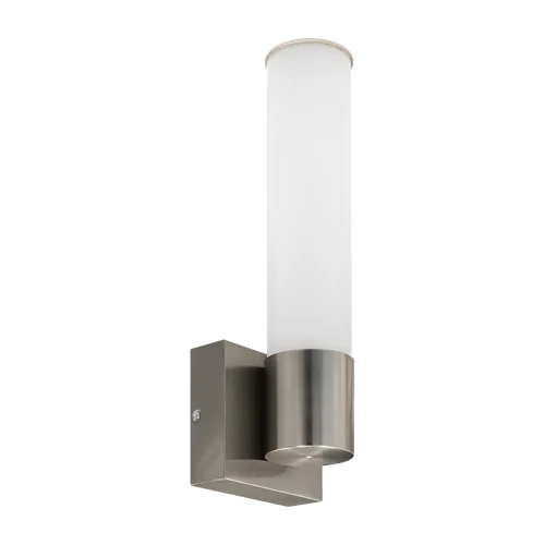 GlobaLux WSR Wall Sconce Round, 14" Length, 13W, 120V, Selectable 3000K|3500K|4000K, 90CRI, Brushed Nickel