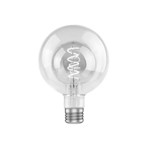 Green Creative Deco Large Filament G40 Double Layer LED Lamp, 4.5W, 2000K, E26 Base