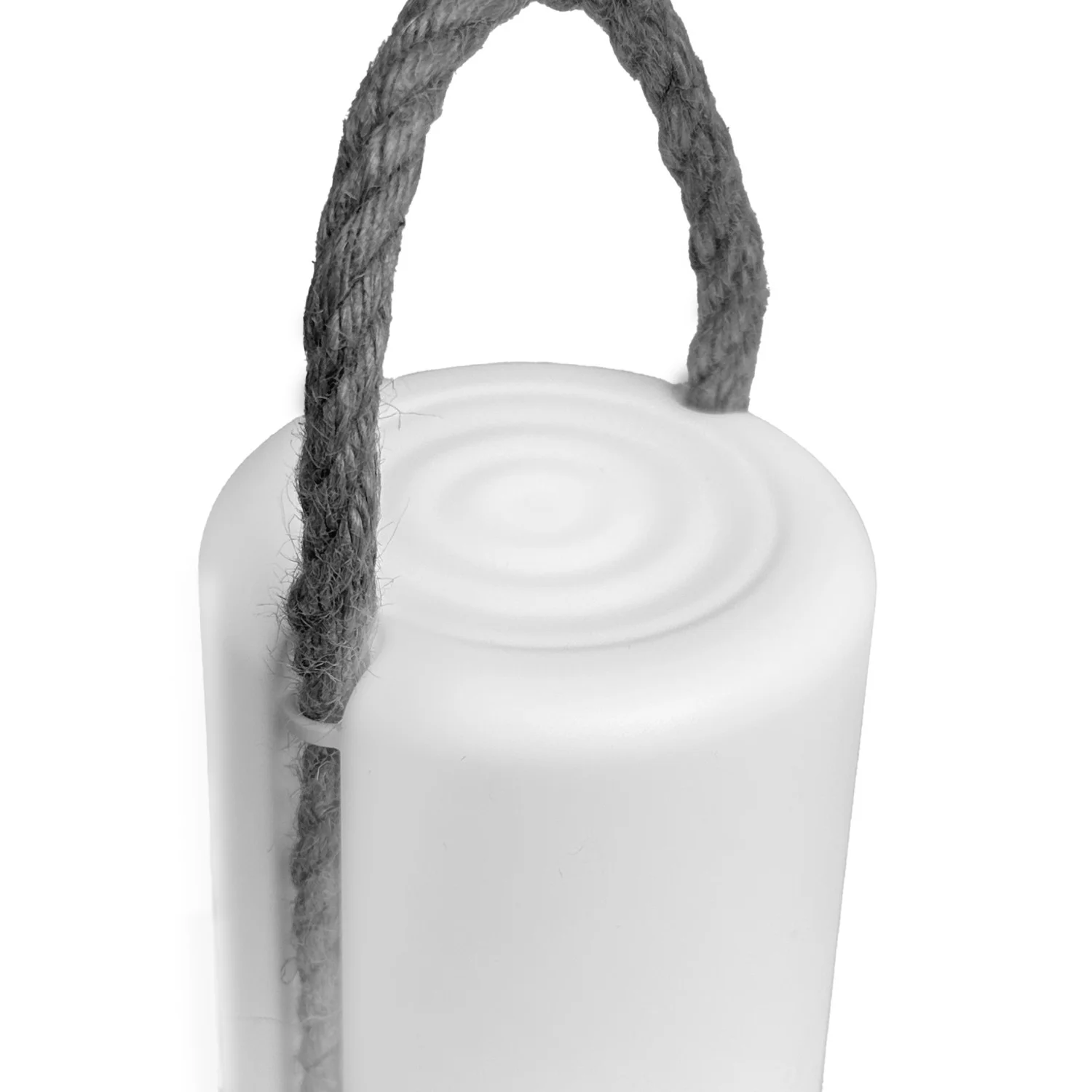 Groove Cordless LED Outdoor Table Lamp With Dimmer, Built-In Rechargeable Battery, 3-Level Brightness, White - view 10