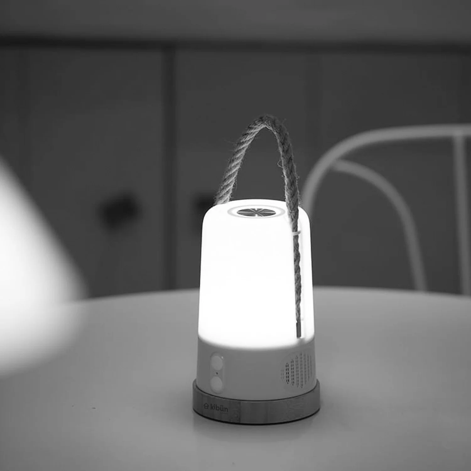 Groove Cordless LED Outdoor Table Lamp With Dimmer, Built-In Rechargeable Battery, 3-Level Brightnes...