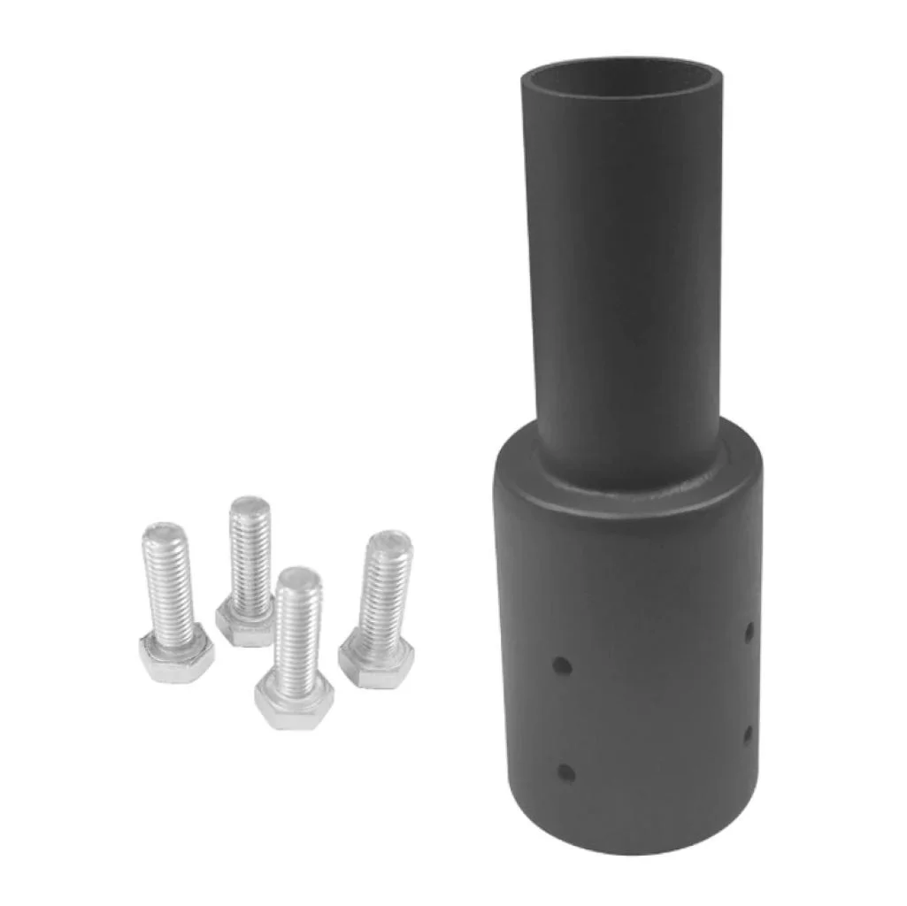 Halco 3" Round Pole Mount Tenon Adapter, 2-3/8" O.D. Tenon, Dark Bronze, Max EPA 0.3