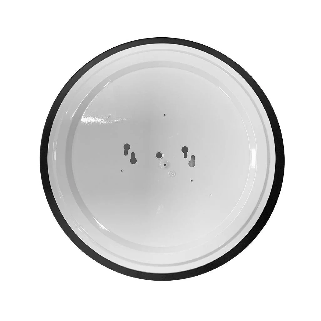 Halco Flushmount Modern Double Ring, 14", Color Selectable 2700K|3000K|3500K|4000K|5000K, Black, 120...