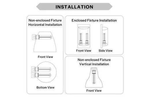 Halco ProLED Select Plug-In Lamp, Double Tube Omni, 9W, 80CRI, 3000K/3500K/4000K/5000K Selectable, H...
