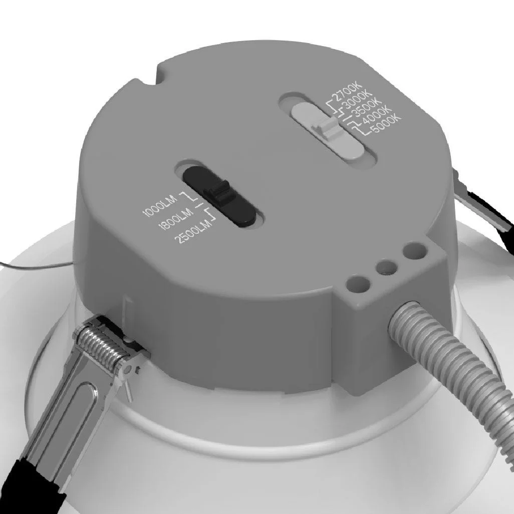 Halco Retrofit Commercial Downlight, 6", Emergency Battery Ready, Lumen Selectable, Color Selectable...