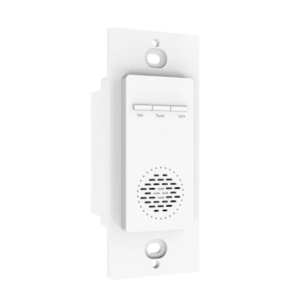 Hard Wired Doorbell Receiver, 100-240 V AC, 38 Melodies, 4 Volume Levels