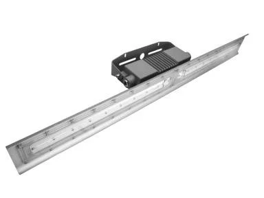 Hazardous Location Linear, Gray finish, 4-foot, 80W, 5000K, Wide (110°), 120-277V
