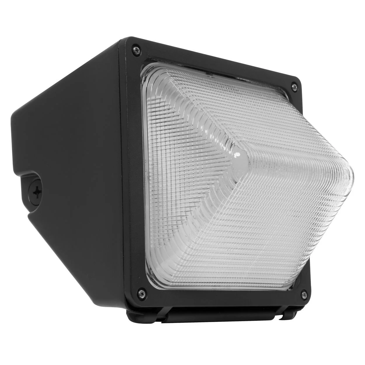 LED Outdoor Lighting, 30W, 3000K, Prismatic Borosilicate Glass Lens, 0-10V Dimming