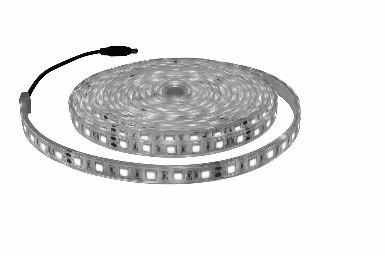 High Output LED Ribbon, 24V, 5M, IP68, Warm White