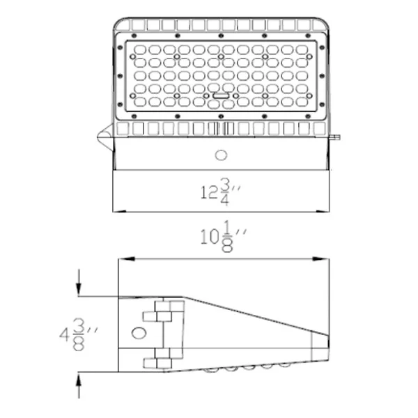 High Power Cut-Off LED Wall Pack, 24W-150W - view 2