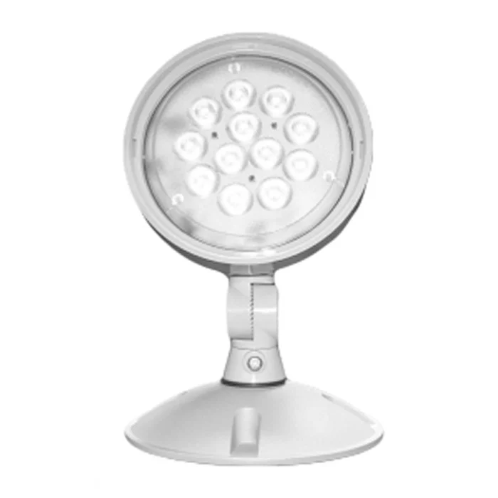 High-Power LED Outdoor Polycarbonate Remote Head, Single Head, Standard Gray