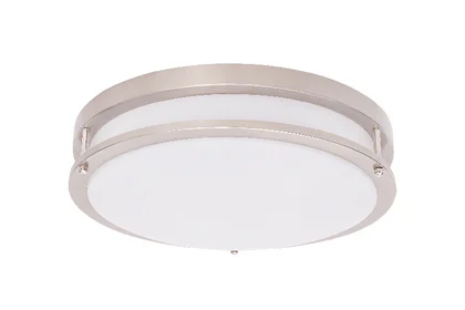 Honya Lighting LED Double Ring Flush Mount Ceiling Light, 14", 22W, 2200lm, 120-277V, 5CCT Selectable, Bi-level Micro...