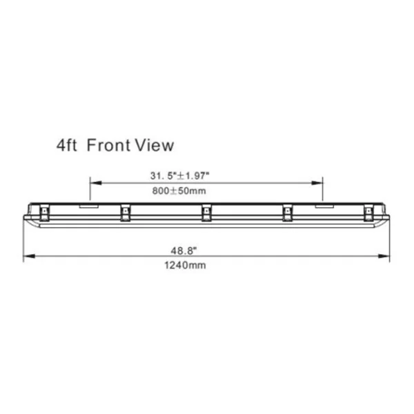 Honya Lighting, LED VT Series, 4FT, W and CCT Selectable - view 2
