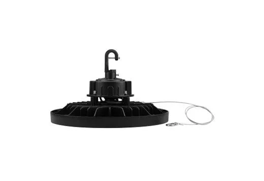 HoverBay Round Highbay, 200W, CCT Selectable, Universal Voltage 120-277 VAC, Black Housing, Motion Sensor - view 2