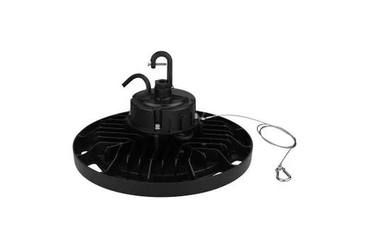 HoverBay Round Highbay, 200W, CCT Selectable, Universal Voltage 120-277 VAC, Black Housing, Motion Sensor - view 3