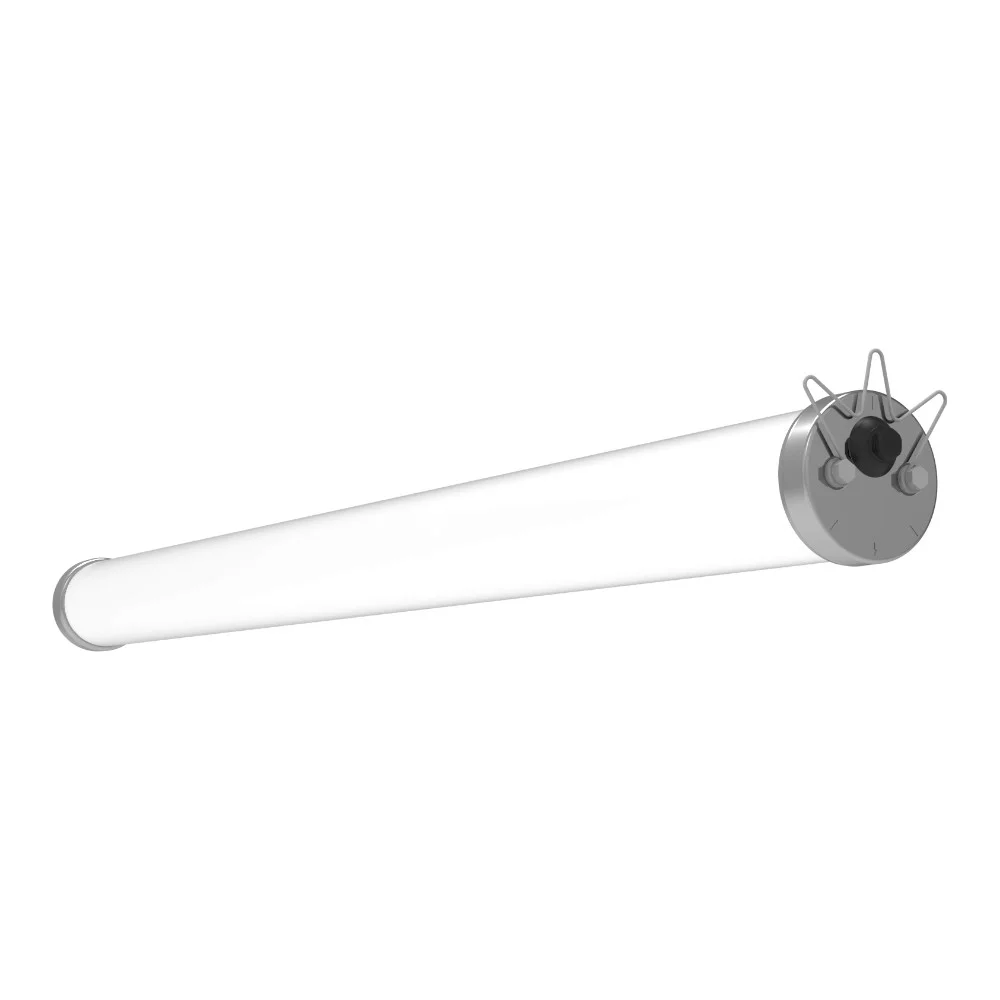 ILP Monsoon Linear Vapor Tight, 4', 10000 Lumens, 120-277V, Polycarbonate Frosted Lens