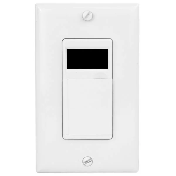 In-Wall Digital Timer, 7-Day Programmable, 18 On/18 Off Settings, Manual Switching, 7 or 5-2 Day and DST Option, UL L...