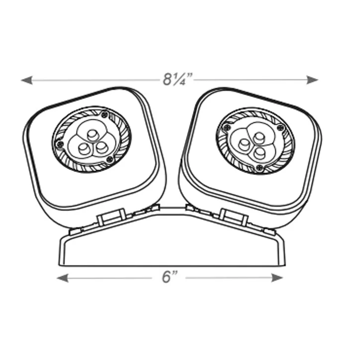 Indoor High Performance MR16 LED Remote Head, Double Head, Black, High Lumen - view 2