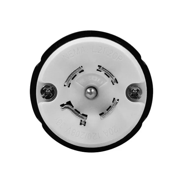 Industrial Grade Locking Connector, 20A, L21-20C