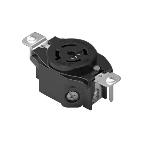 Industrial Grade Locking Receptacle, 20A, L21-20R