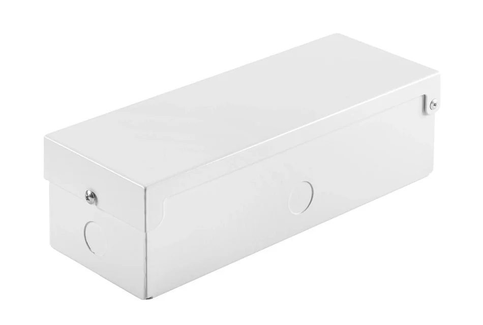 Junction Box Kit | For use with 150W LED Fuel Pump Canopy fixtures | White - view 2