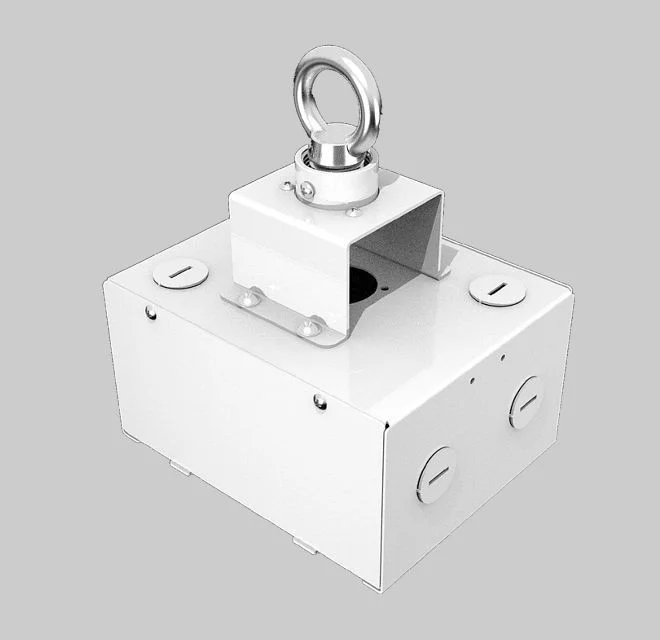 Junction box optimized for pole pendant application for KT-RHLED / G2 fixtures. White