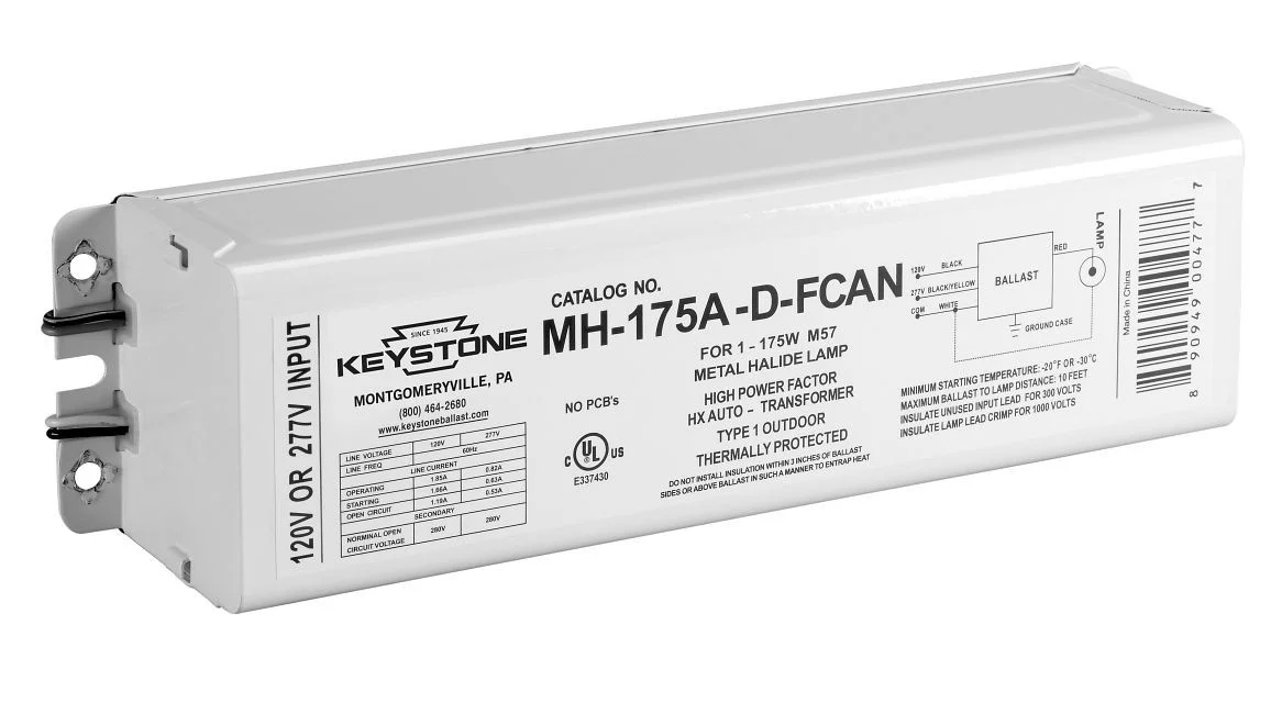 Keystone Selectable Wattage 120/277V Metal Halide Ballast Kit Series