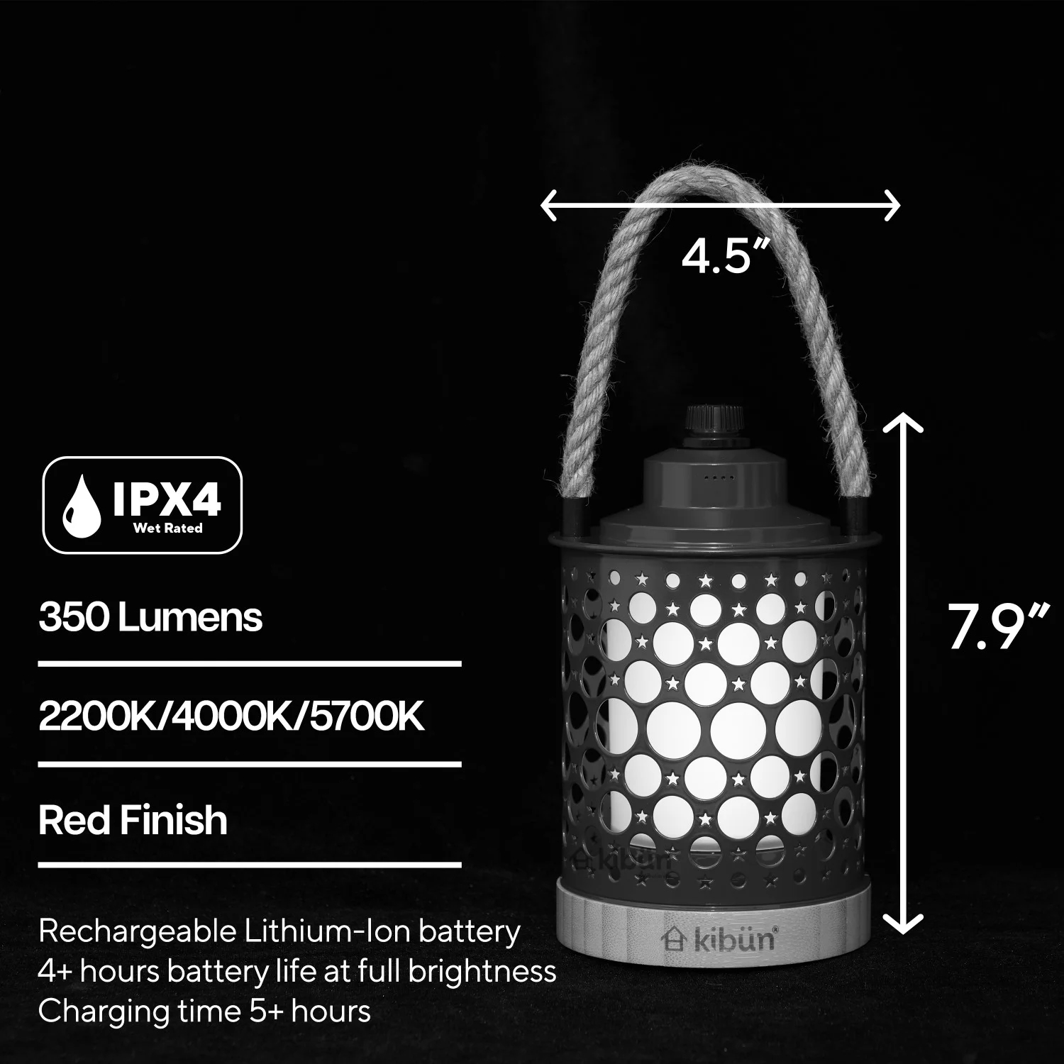 Kibun LED 10.8 W Cordless Fixture, 2200K/4000K/5700K - view 16