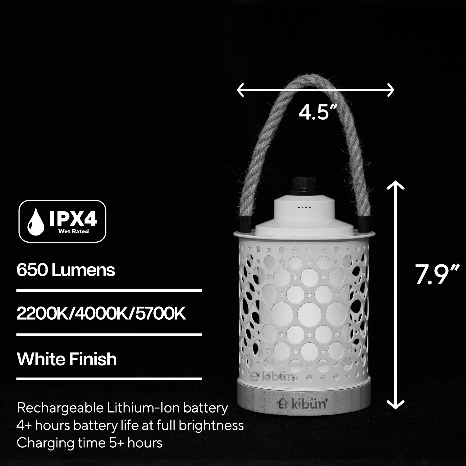 Kibun LED 10.8 W Cordless Fixture, 2200K/4000K/5700K - view 22