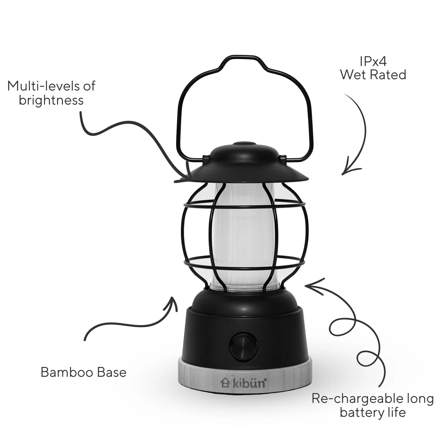 Kibun LED 4.8 W Cordless Fixture, 3000K (Soft White Light) - view 4